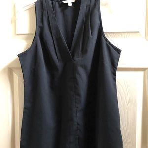 Banana Republic black sleeveless top, size S